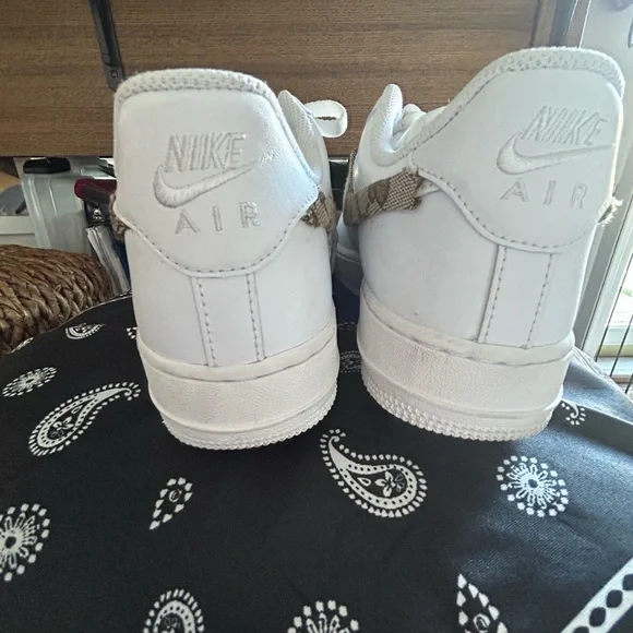 Nike Air Force 1 custom wrapped Gucci size 9 women’s - Picture 7 of 9